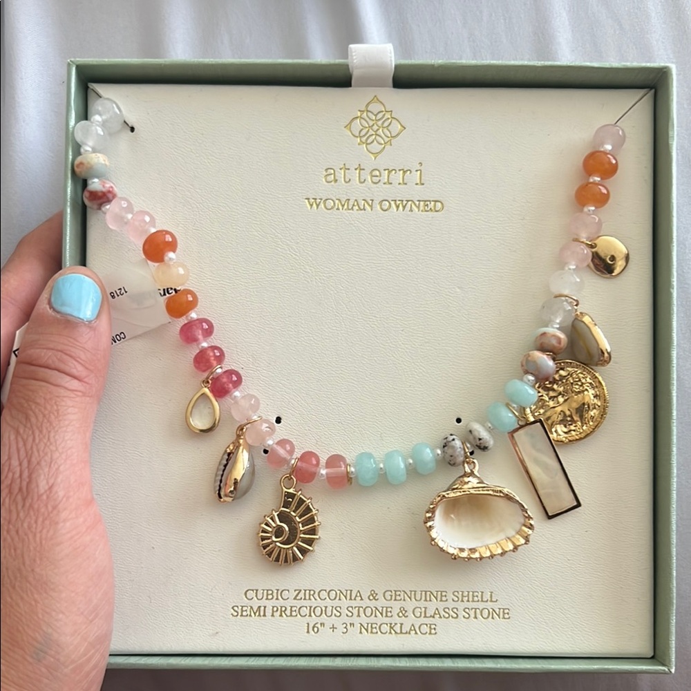 Multicolor Semi-Precious Necklace